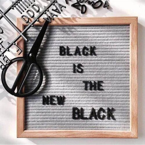 Felt Letter Board Sign Message Home Office Decor Board Oak F