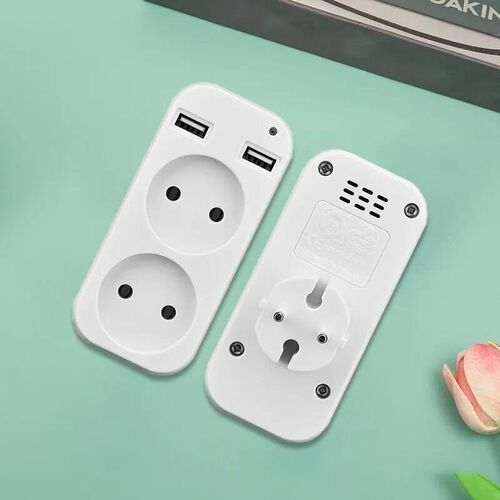 1pcs European Plug Conversion Plug Multifunctional Socket Po