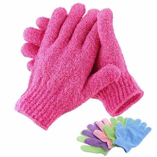 Exfoliating Mitt Glove Bath Gloves Peeling Scrub Resista For