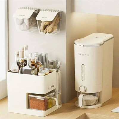 Kitchen Rice Storage Container 10kg Sealed Insect-proof and