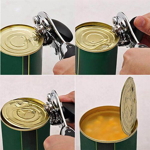 Can Opener Professional Ergonomic Kitchen Tool Manual Side C