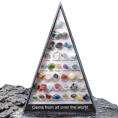 36/32 Assorted Natural Gem Sets NEW Crystal Rock Collection