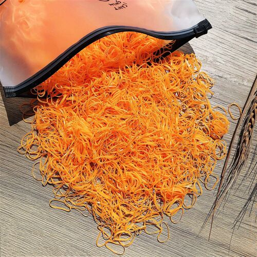 2000PCS Girls Colorful Small Disposable Hair Bands Elastic R