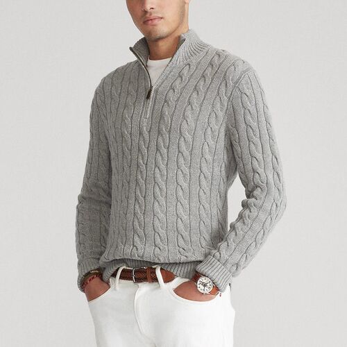 Mens Autumn And Winter New Mens Warm Thick Needle Turtlene