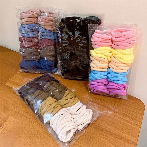 4.5CM medium towel ring hair ring does not hurt hair rope ru