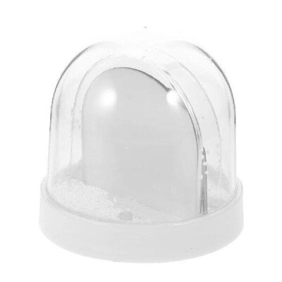 Liquid Water Snow Globe Photo Frame Plastic Paper Snowglobe