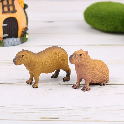 New Simulation MIni Cute Wild Animals Model Capybara Action