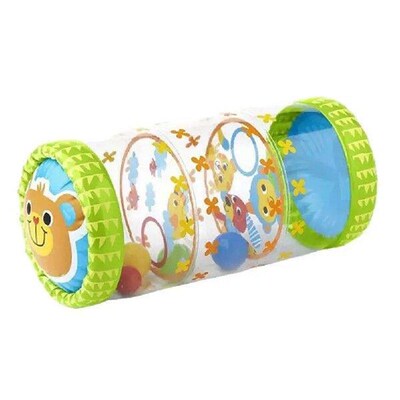 Baby Crawling Iatable Roller Toy With Bells Toddler Baby