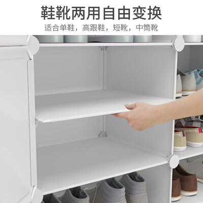 塑拆料家鞋架用客厅易大容量可卸简收纳柜简约经VDA济型多层置物