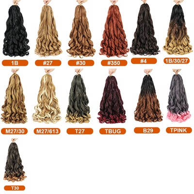 French Curly Braiding Hair Synthetic Loose Wave Braiding Hai