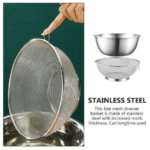 2 Pcs Fine Mesh Drain Basket Sink Retractable Strainer