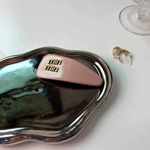 Leather Letter Hairpin Bangs Clip Super Cute Side Clip Small