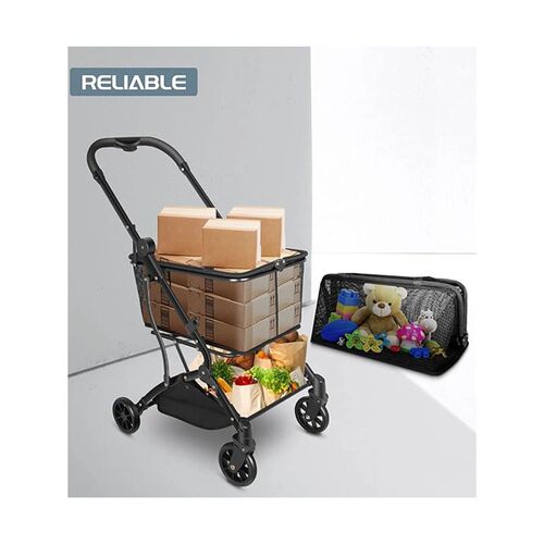 Functional Collapsible Carts Shopping Cart Collapsible Utili