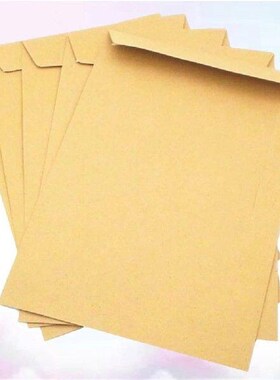 50pcs Kraft Paper Envelope Blank Classic Plain Color