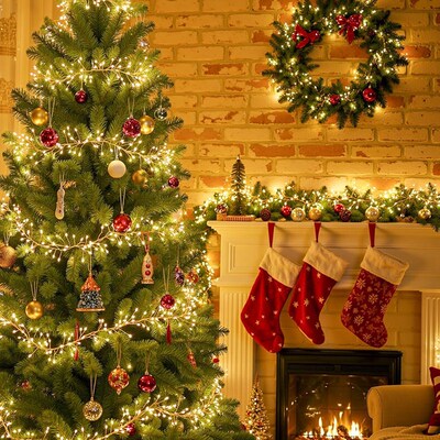 LED Firecracker String Lights Fairy Christmas Decorations