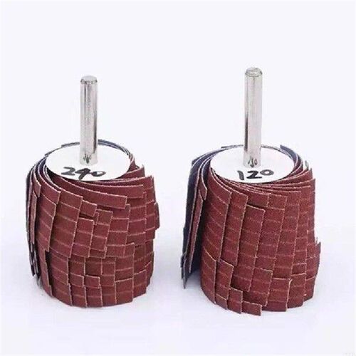 63HA 80~600 Grit 6mm Shanks Sanding Cloth Wheel Grinding