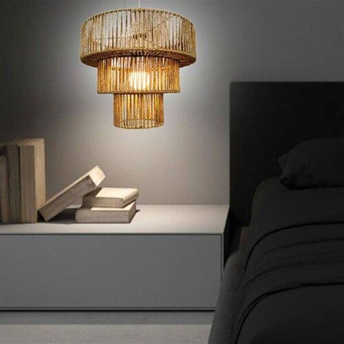 Woven Lampshade Creative Retro Boho Replacement Hanging