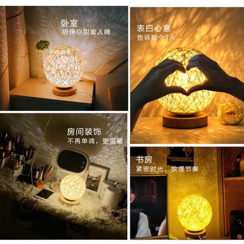 table lamp bedroom bedside lamp dimming small night light