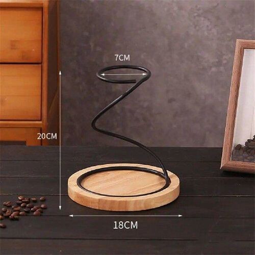High Quality Black Coffee Filter Cup Holder Iron Support