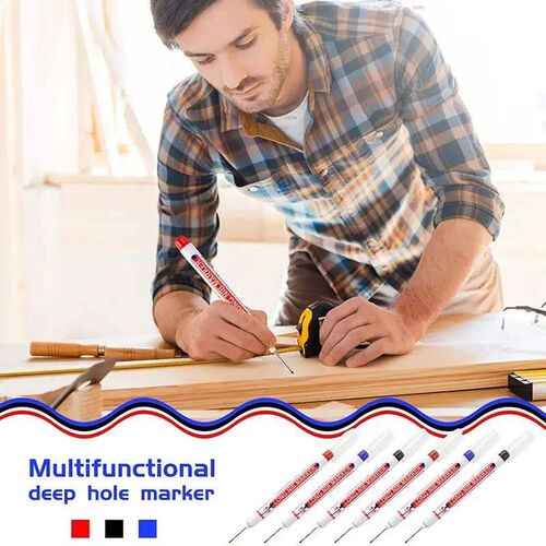 New 20mm Deep Hole Long Nib Head Markers For Metal Perforati