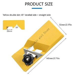 45 Degree Double Grooves Trimming Tool Gypsum Board Planer