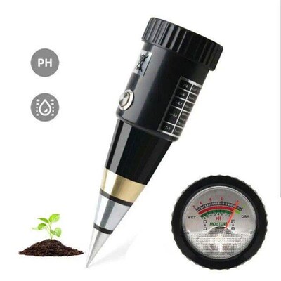 2 in1 Soil Moisture PH Meter 3~8 PH Handheld Metal Sensor