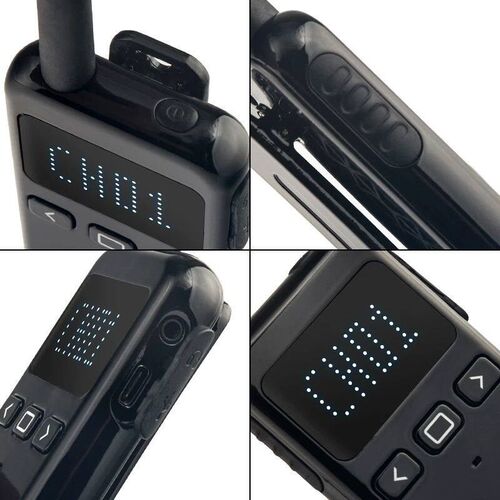KSUN-M2 Walkie Talkie, Mini Two Way Radio Transceiver Statio
