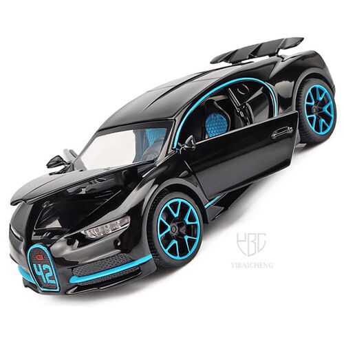 1/32 Alloy Toy Car Models Bugatti Chiron With Sound Light Di
