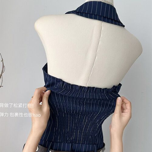 Summer Vintage Sleeveless Mini Dress Women Korean Fashion  C