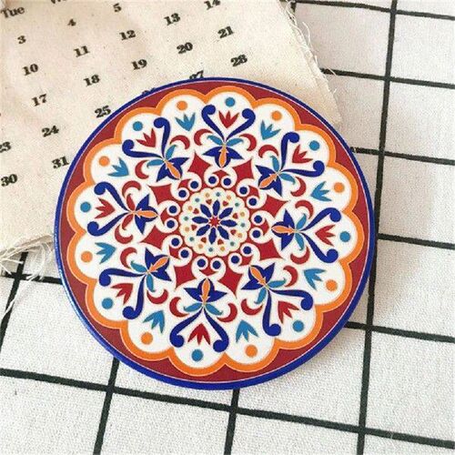 Ceramic Pieces Round Absorbent Heat Insulation Kitchen Home