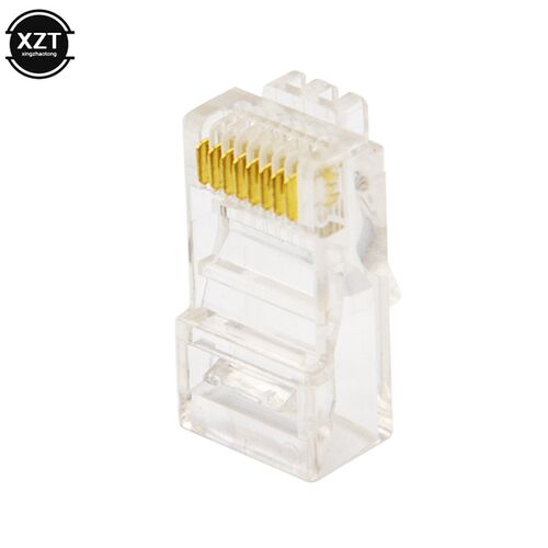 50/100 Pieces 8P8C RJ45 Modular Plug for Network CAT5 LAN Pr