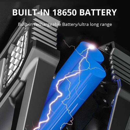 500LM USB Rechargeable Flashlight Waterproof 6 Gear COB/LED