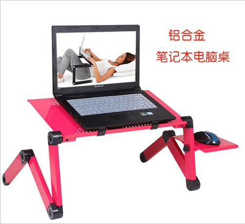 laptop computer portable study desk on bed desk small table