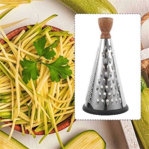 Vegetable Grater with Wooden Cheese Kitchen Accessory