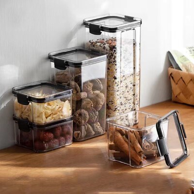 Plastic Kitchen Food Storage Tank Grain Box Containers Cans