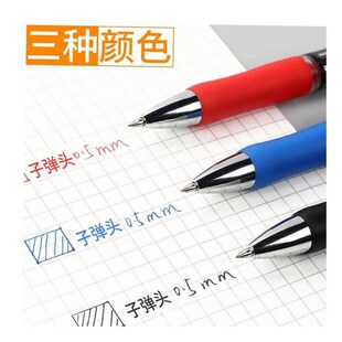 black neutral pupil stationary pen pens gel red blue roller