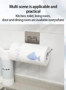Punch Free Kitchen Bathroom Toilet Pape Storage Rack Roll Pa