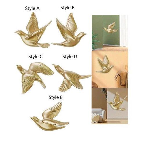 Hanging Birds Wall Decor Simple Perfect Gift Realistic Easy