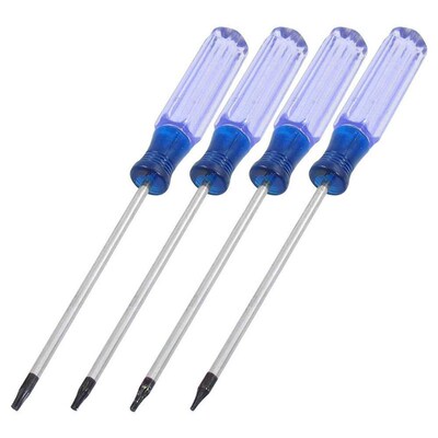 tfbc 4 pcs nonslip handle t5 t6 t7 t8 torx magnetic screwdri