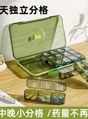 Pill Box Holder Weekly Medicine Storage Organizer Container