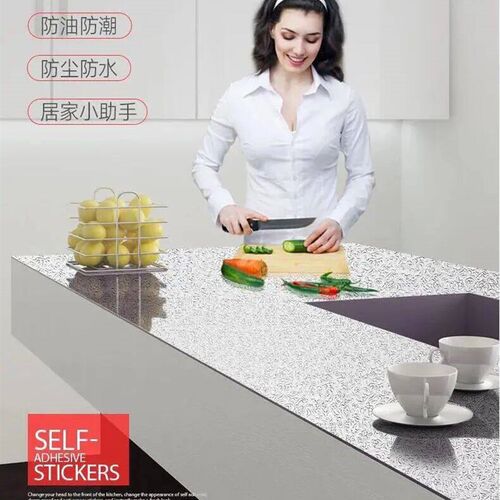 Aluminum Kitchen Wall ers Waterproof Heatproof Self Adhesive