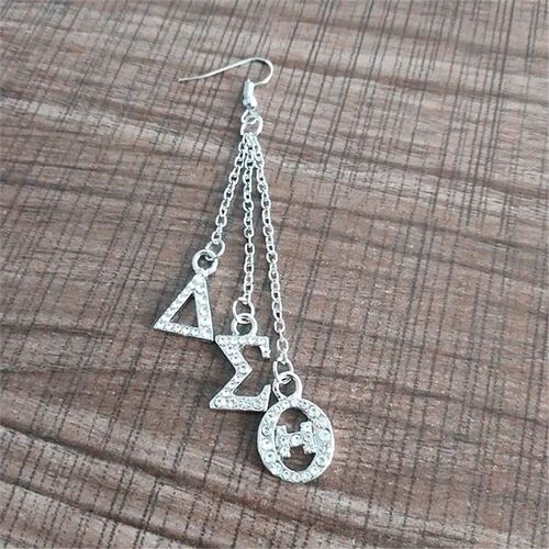 Drop Shipping Stylish Metal Inlay Greek Letter Symbol Societ