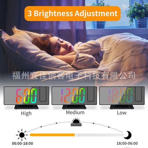 Multifunctional smart electronic clock digital desk clock