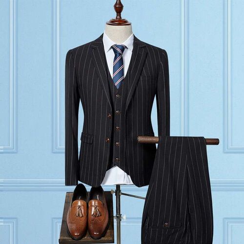 Suits Mens Suits Business Casual Suits Mens Striped Suits