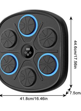 Music Boxing Machine Wall Target LED Lighted Smart Boxing Ga
