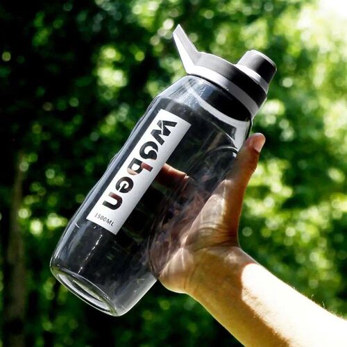 Water Bottle 1000ml/1500ml Simple Multi-color High Temperatu