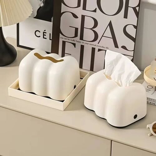 Cloud Design Tissue Boxes Storage Napkin Holder Paper Case O