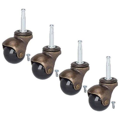 4 Pcs Table Ball Caster Shopping Wheel Wheels Chair