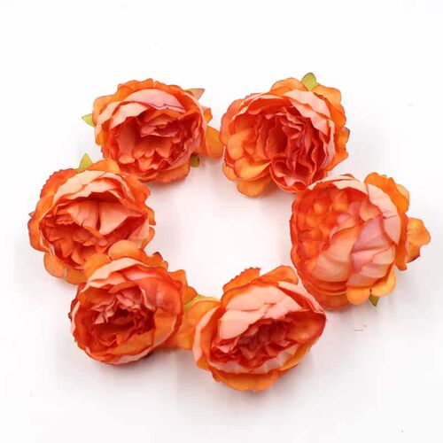 5Pcs/Lot 5cm High Quality Peony Flower Head Silk Artificial