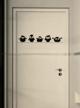 Lovely Five Birdies Wall er Kids Rooms Living Room Backgroun